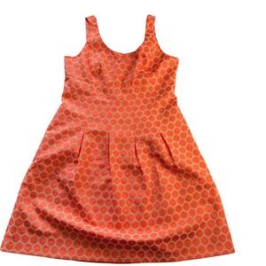 Jones New York Mango Geometric Jacquard Fit Flare Dress 16 NWT 10554902-B67